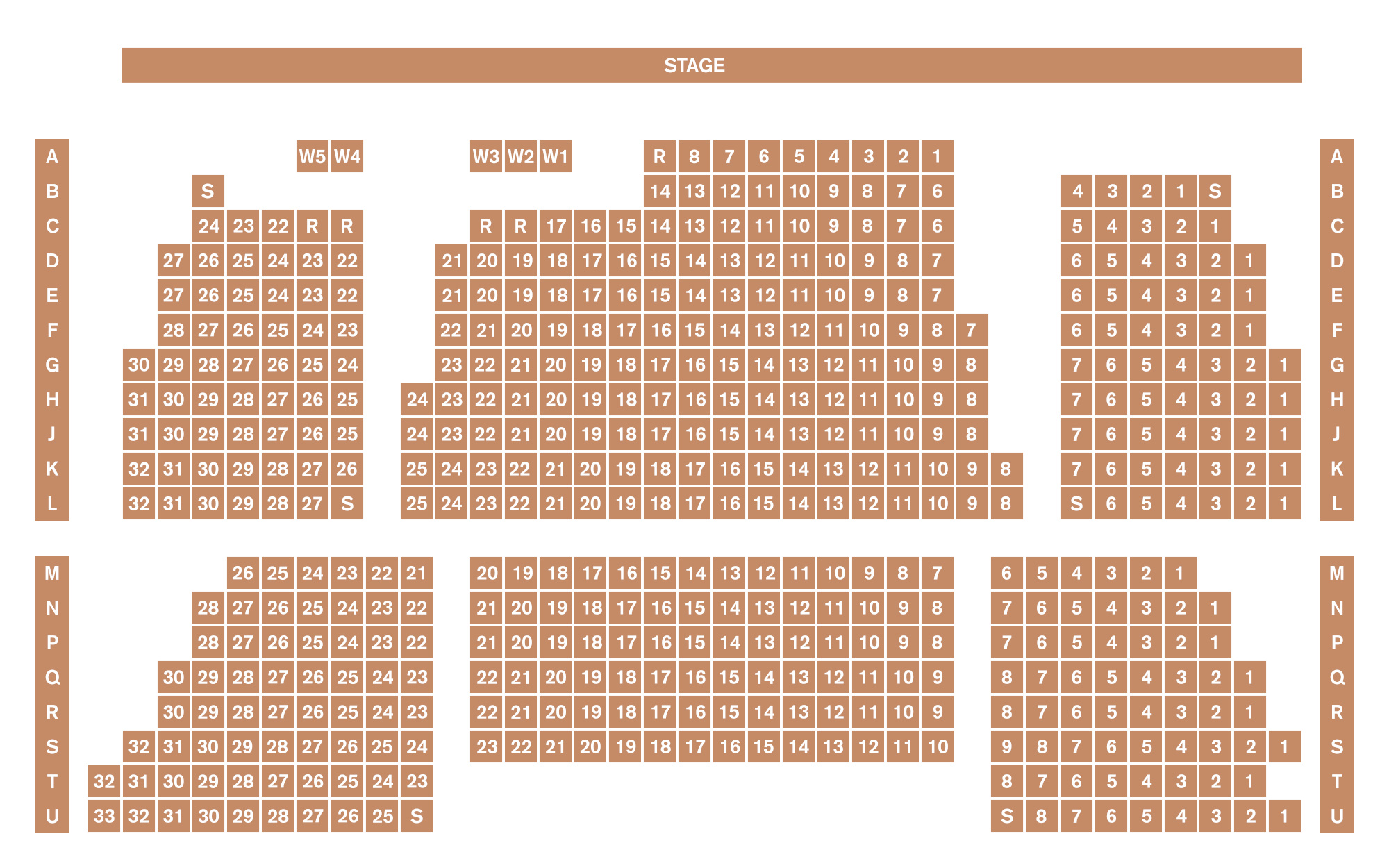 Peoples Bank Theatre Seating Chart